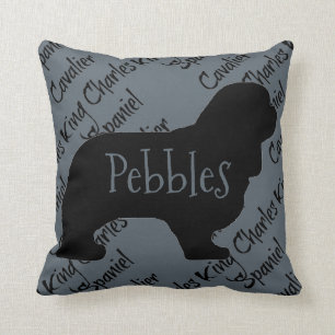 Coussin J'aime mon Cavalier King Charles Spaniel Chien Cou