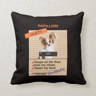 Coussin J'Aime Mon Papillon Malgré Les Mauvaises Habitudes