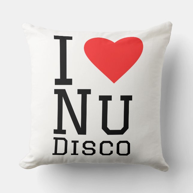 Coussin J'aime Nu disco (Recto)
