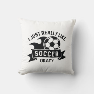 Coussin J'Aime Vraiment Le Football Ok