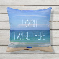 J'Aimerais Être Là - Parapluie De Plage Bleue