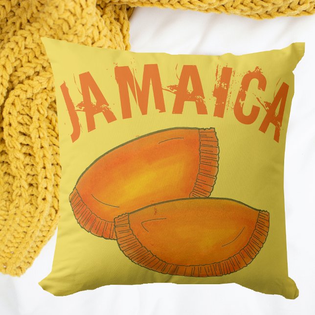 Coussin Jamaïcain Boeuf Patty Cuisine alimentaire JAMAICA (Jamaica Pillow)