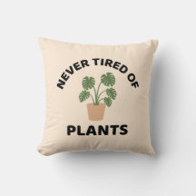 Jamais fatigué de la folle plante plante