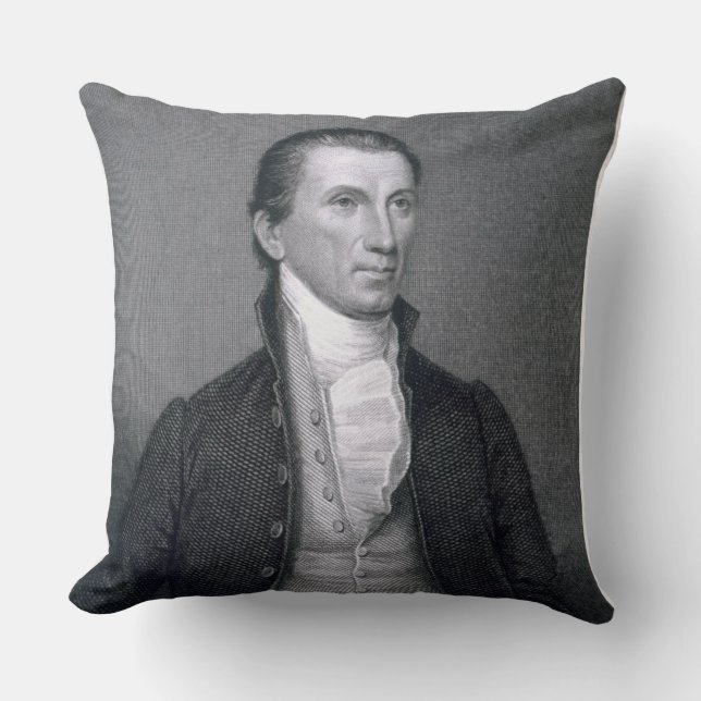 Coussin James Monroe, gravé par brun Durand (1796 de (Recto)