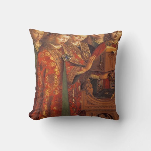 Coussin Jan Van Eyck - Le Retable Gand -Singer Angel (Recto)