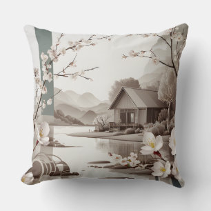 COUSSIN JAPANDI ART THROW PILLOW