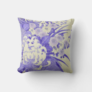 Coussin Japonais KIMONO Textile, Chrysanthemum