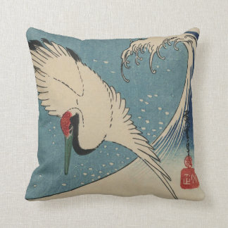 Coussin japonais vintage d'image d'impression de