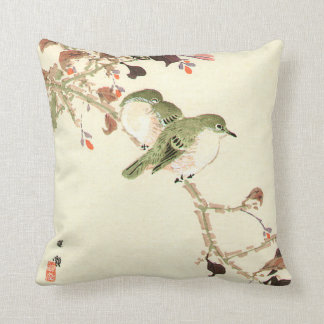 Coussin japonais vintage d'image d'impression de