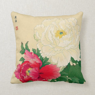 Coussin japonais vintage d'image d'impression de