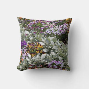 Coussin Jardin aux fleurs ensoleillées