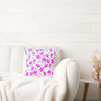 Coussin Jardin aux fleurs violettes