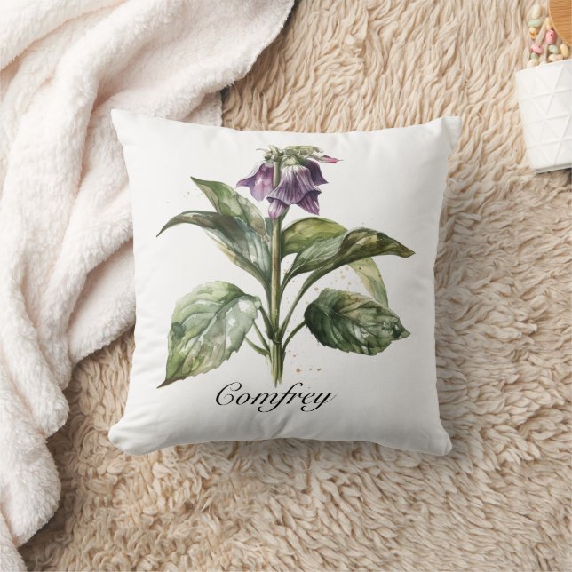 Coussin Jardin Botanique de Consoude dans l'esthétique Cot (Couverture)