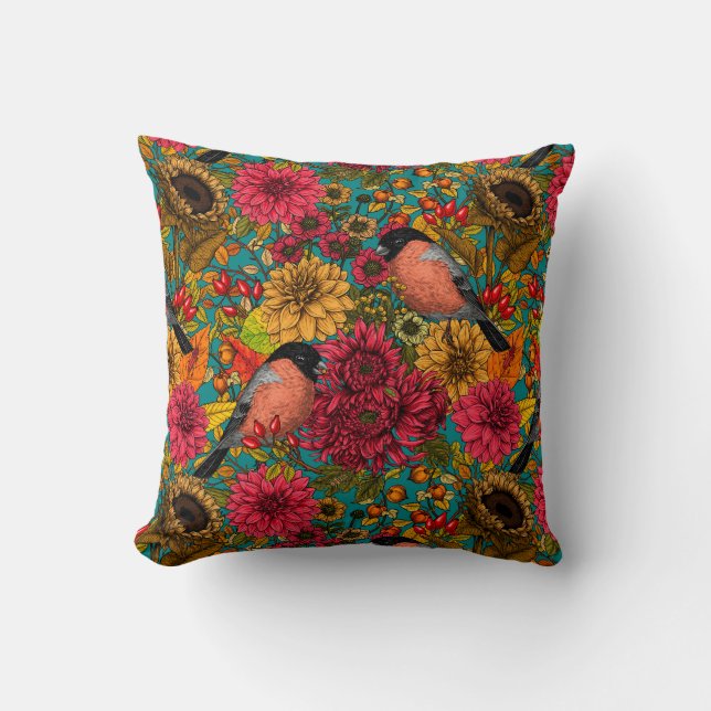 Coussin Jardin d'automne 3 (Recto)