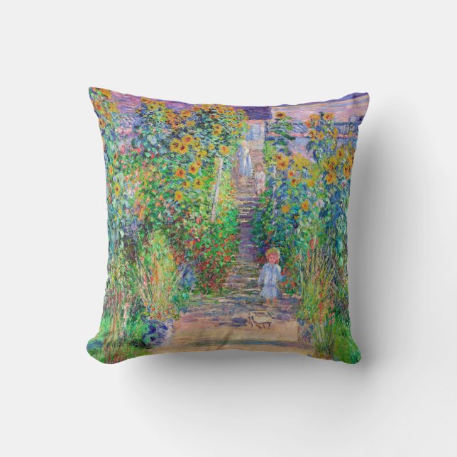 Coussin Jardin de l'artiste, Monet (Recto)
