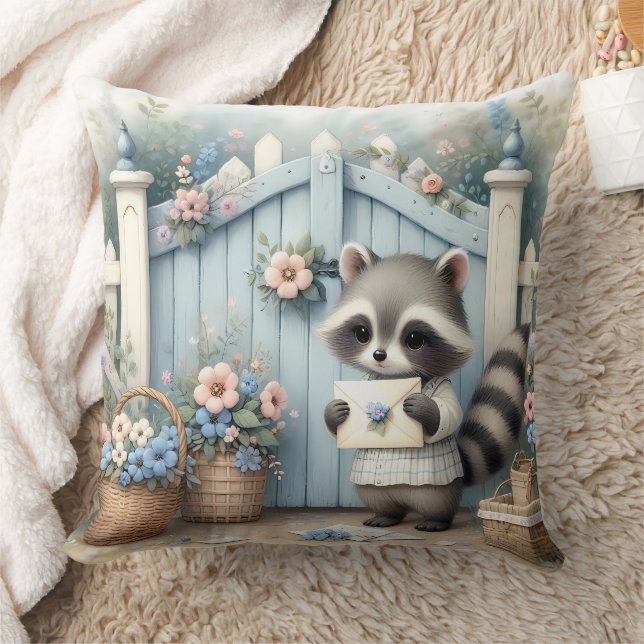 Coussin Jardin de lettres de Raton Pastel (Couverture)