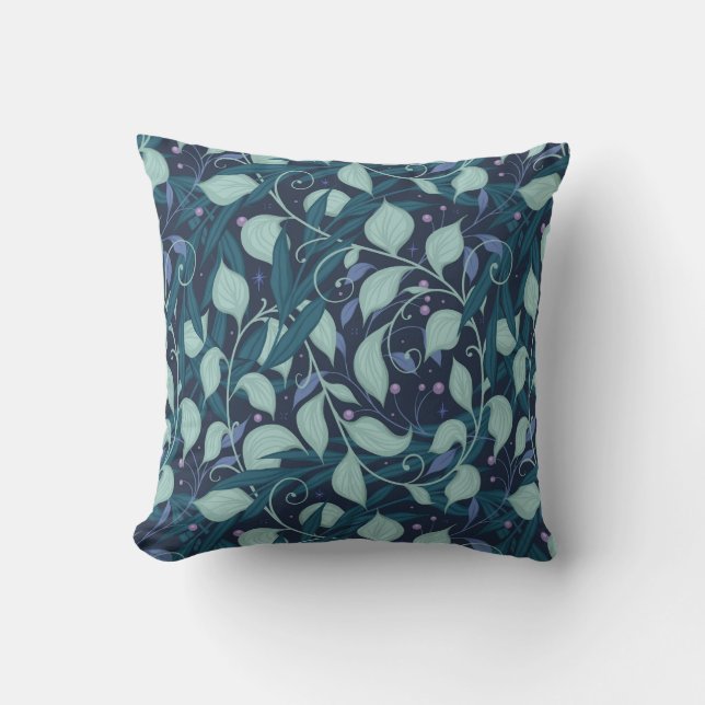 Coussin Jardin de nuit (Recto)