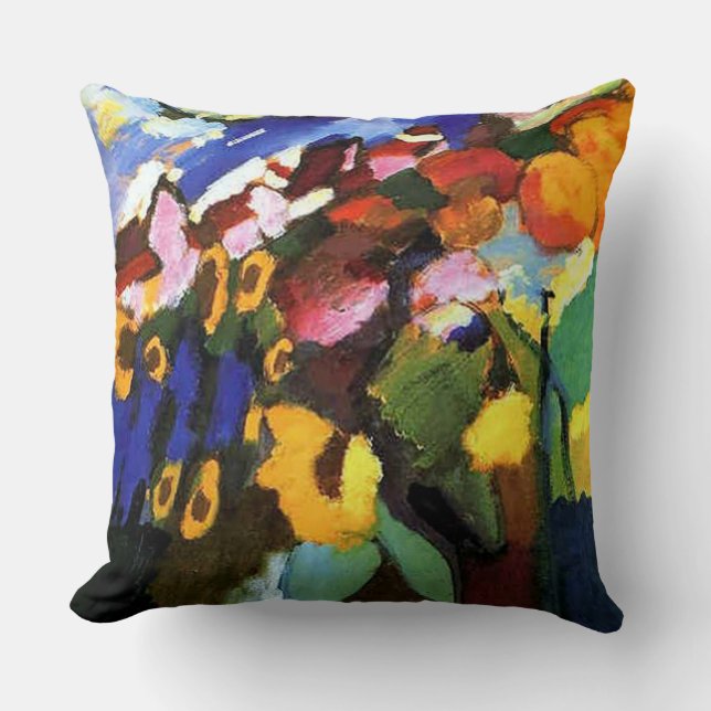 Coussin Jardin de Wassily Kandinsky-Murnau (Recto)