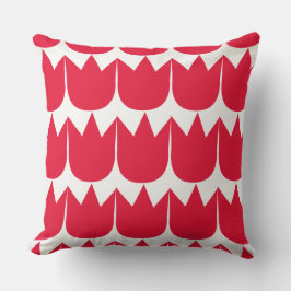 Coussin Jardin des Tulipes rouges