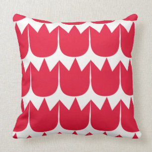 Coussin Jardin des Tulipes rouges