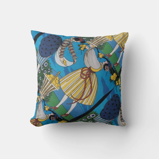 COUSSIN JARDIN D'ÉTÉ / BEAUTÉ MODE COSTUME DESIGNER (Recto)