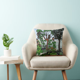 Coussin Jardin d'été Jeu d'oreiller (avec tournesols)