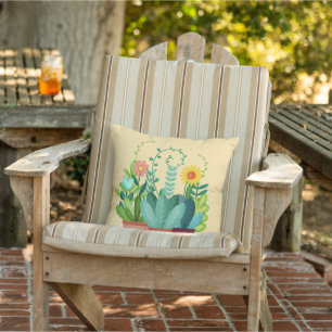 Coussin Jardin Peu Réjouissant