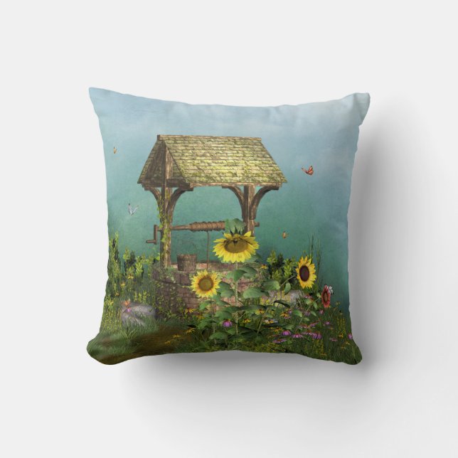 Coussin Jardin rustique (Recto)