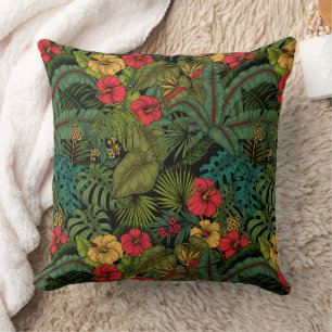 Coussin Jardin tropical