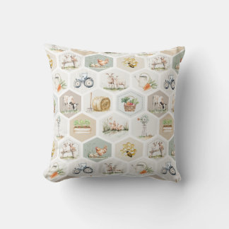 Coussin Jardinage de ferme cottagecore mode de vie rural -