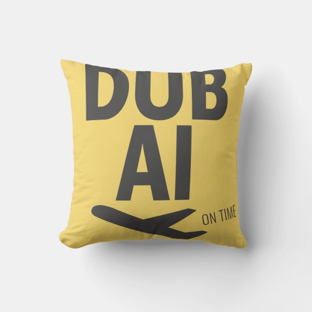 COUSSIN JAUNE DE DUBAÏ (Recto)