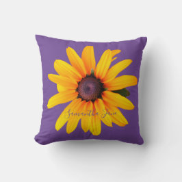 Coussin Jaune Jaune Jaune Susan Purple Printemps été