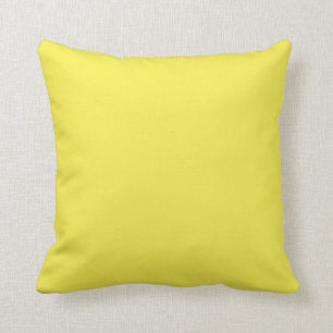 Coussin Jaune jonquille