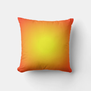 Coussin Jaune Orange Rouge Feu du Soleil