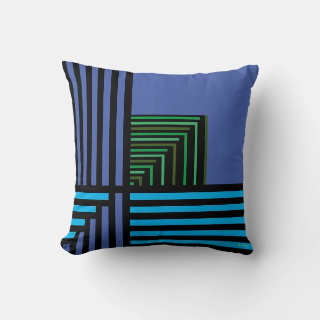 Coussin Jazz Age, Morning' (Recto)