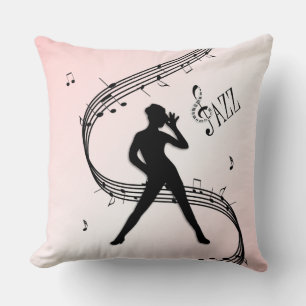 Coussin Jazz Dance Pink Thlow Pillow