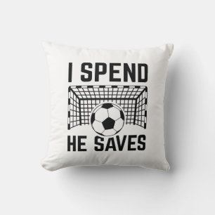 Coussin Je dépense qu'il épargne