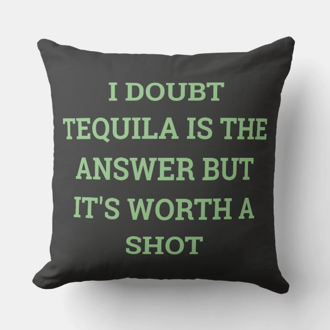 COUSSIN JE DOUTE QUE TEQUILA EST LA RÉPONSE, MAIS ÇA VAUT  (Recto)