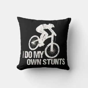 Coussin Je Fais Mes Propres Pieds En Vélo De Descente Drôl