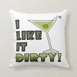 Coussin JE L'AIME SALE ! Humour sale de cocktail de