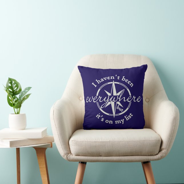 Coussin Je n’ai pas été partout (Chaise)
