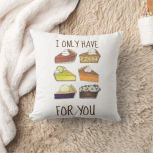 Coussin Je n'ai que des tartes (yeux) pour vous Funny Bake