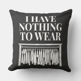 Coussin Je N'ai Rien À Me Mettre