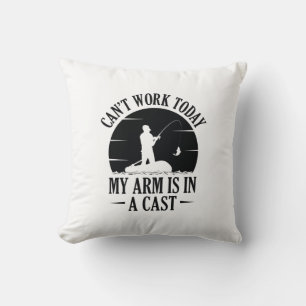 Coussin Je ne peux pas travailler aujourd’hui, mon bras es