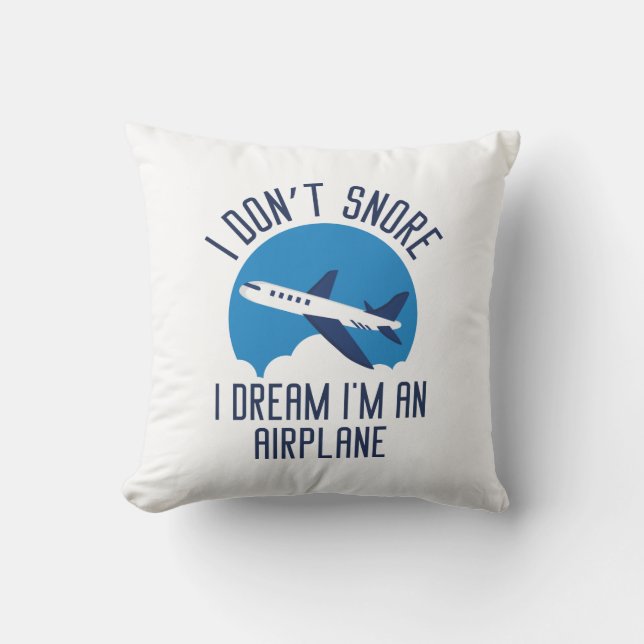 Coussin Je ne ronfle pas (Recto)