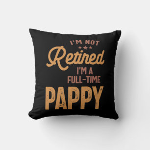 Coussin Je ne suis pas à la retraite Je suis un patient à 