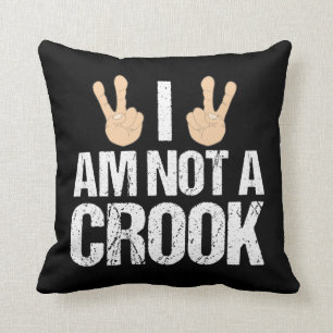 Coussin Je ne suis pas une citation drôle de Richard Nixo