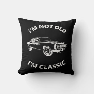 Coussin Je ne suis pas vieux Je suis classique