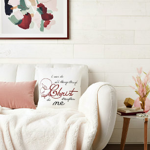 Coussin Je peux faire toutes choses