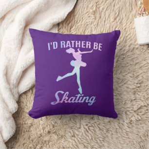 Coussin Je préfère patiner